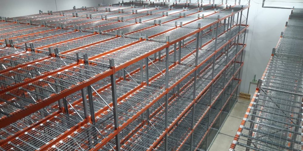 Mobile Racks can be Equipped with Mesh Decks