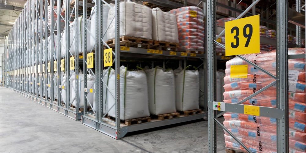 Moving Racks combine Maximum High-Density Storage with Direct Access to Each Pallet