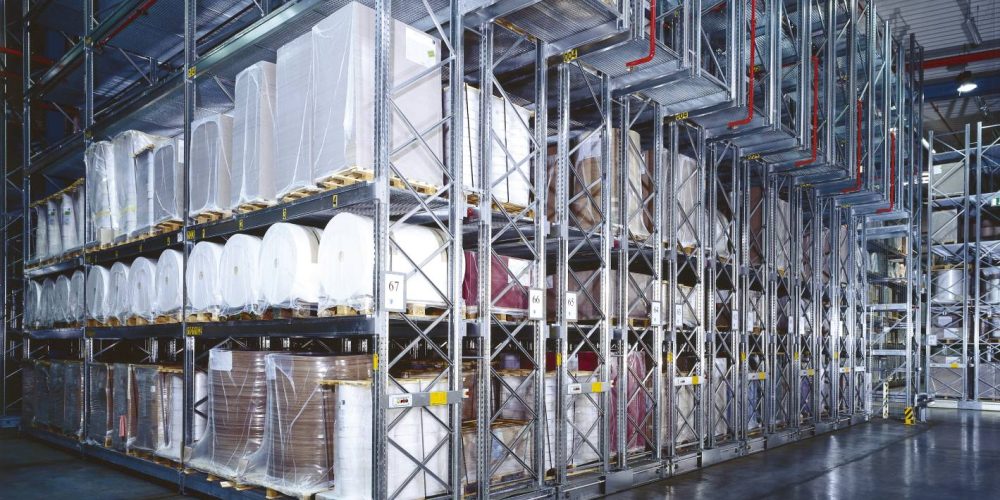 The Mobile Storage Racks are Ideal for Warehouses with Multiple SKUs