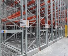 Mobile Pallet Racking can be used in Cold-Storage and Freezer Warehouses