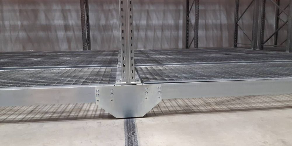 The Racks are Mounted on Mobile Bases that Move Along Rails Embedded in the Floor